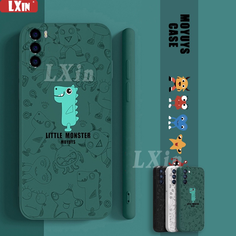 Case Motif Monster Untuk OPPO A16 A15 A15S A54 A94 Reno 7 A93 A53 2020 A52 A92 A5S A12 A7 A1K A3S F9 Reno 4F 5F Realme8i C2