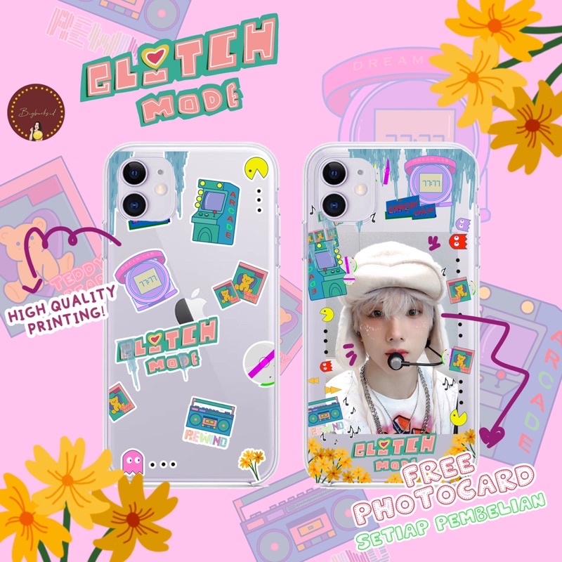 [CEK DESKRIPSI] Glitch Mode Case Theme - NCT DREAM | Custom Soft Case for Iphone, Samsung, Xiaomi, R