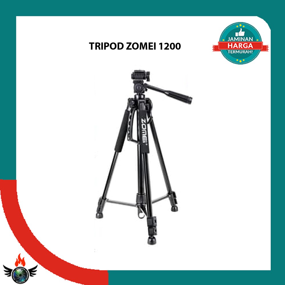 Tripod Zomei 1200 Untuk Kamera DSLR Mirrorless Smartphone
