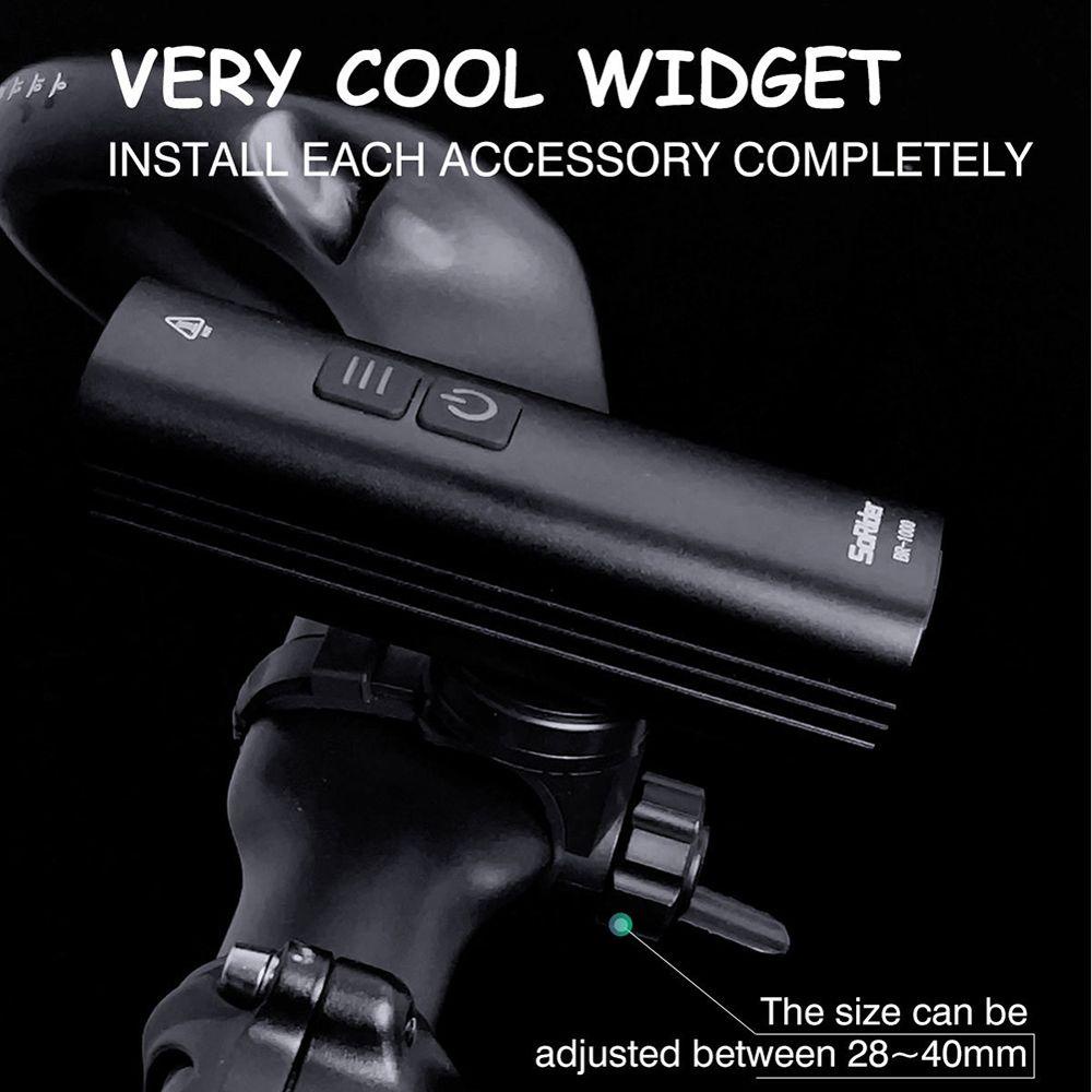 Lanfy Dudukan Stang Sepeda 1pc Aksesoris Sepeda Bracket Lampu Depan Bersepeda Untuk Garmin Adjustable Bike Computer Mount