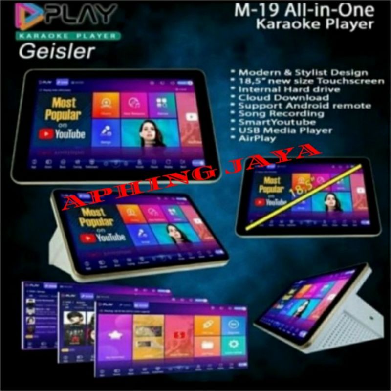 Player Karaoke GEISLER OK 19 D+ HDD 2TB lengkap dengan Lagu