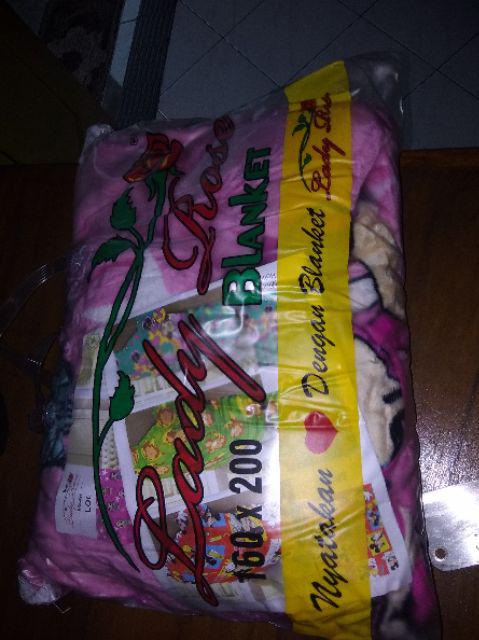 New Selimut Lady Rose Lol 160x200