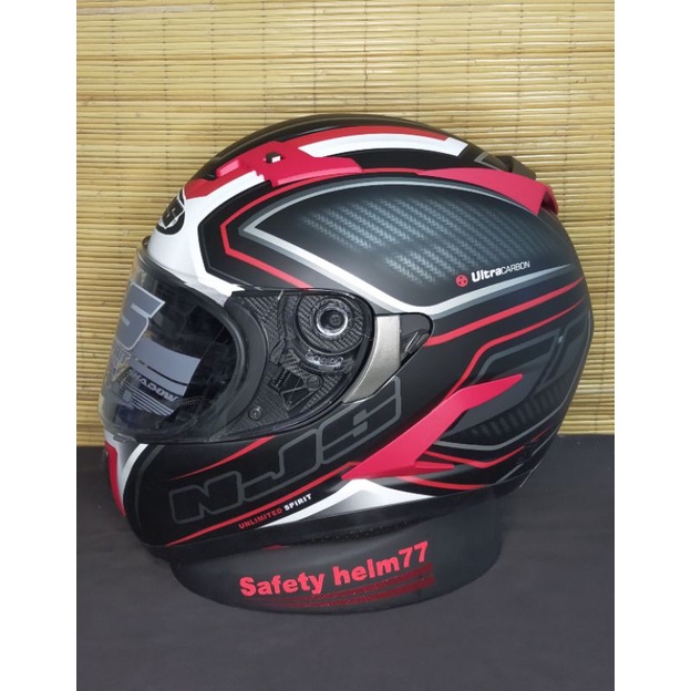 Njs Shadow ultra carbon(free visor dark smoke)