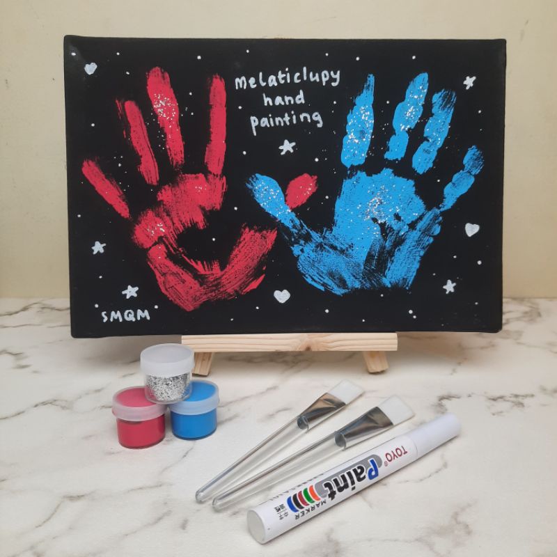 

Handprint Painting Kit Kanvas 30x20 cm