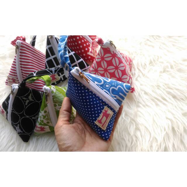 Dompet suvenir batik murah/ suvenir pernikahan murah/ dompet koin batik murah