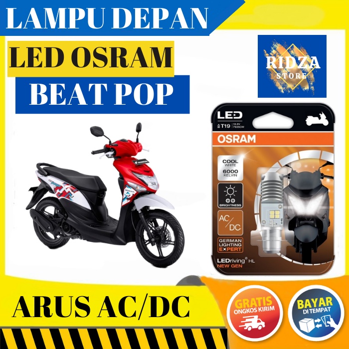LAMPU DEPAN LED OSRAM HONDA BEAT POP ORIGINAL