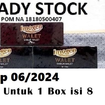 ☼ IMOGEN SABUN WALET | SABUN WALET IMOGEN 1 BOX ISI 8 BAR ORIGINAL ♟