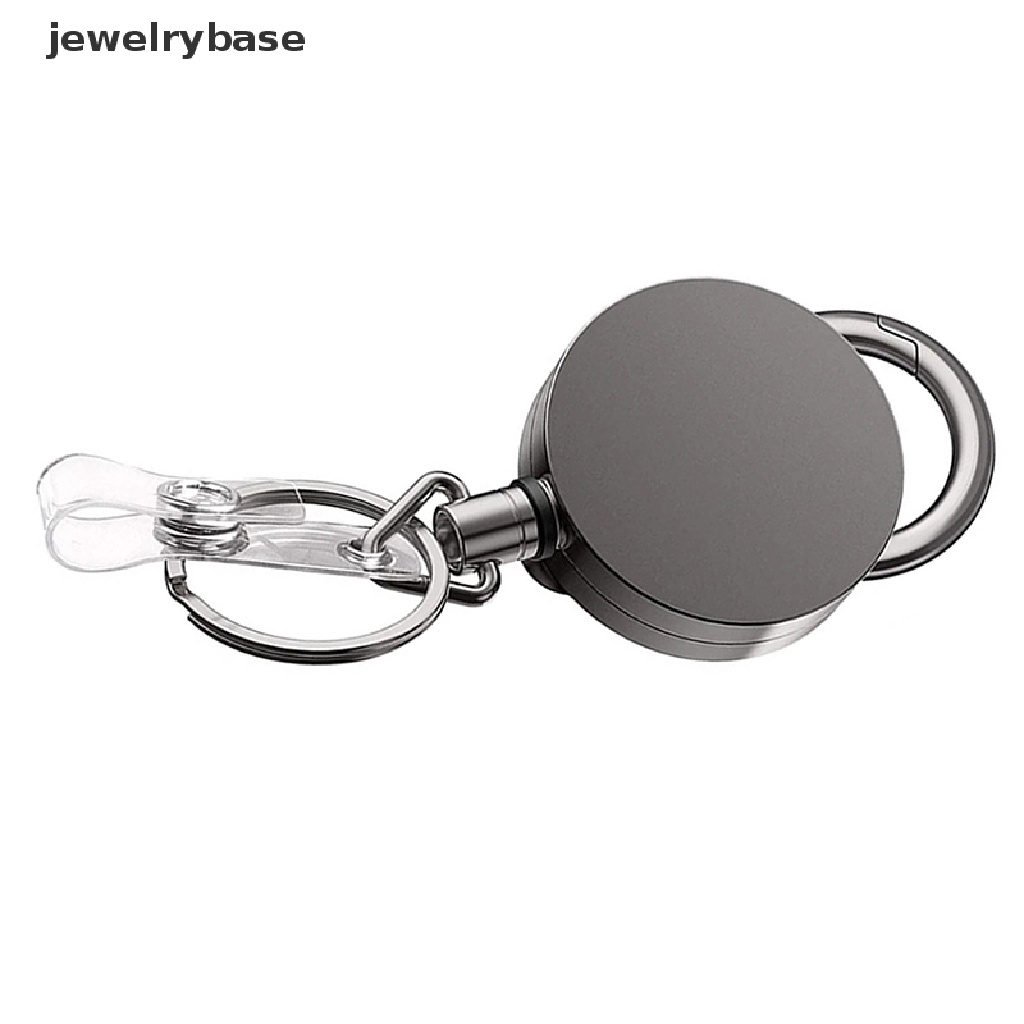 (jewelrybase) Gantungan Kunci Tali Kawat Teleskopik Taktis Anti Maling Untuk Camping / Outdoor