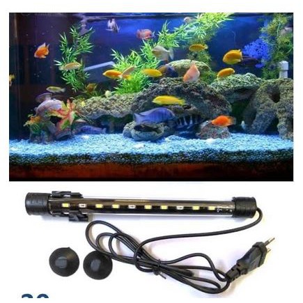 LAMPU CELUP LED 50CM - Aquarium Aquascape Kolam 50cm Submersible Lamp