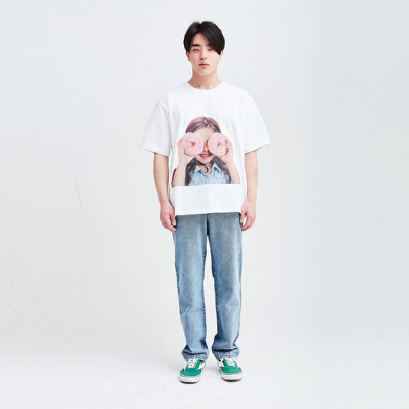 Baby Face Short Sleeve T-Shirt Donuts 3