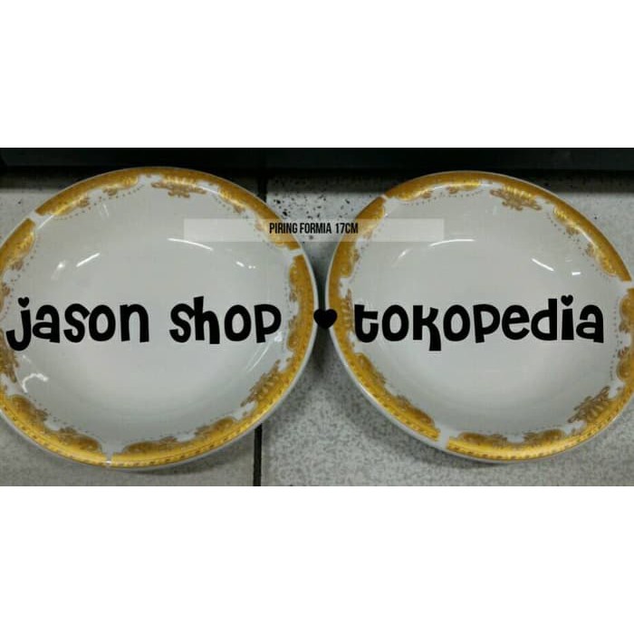 Piring makan Formia 17cm/Piring keramik Formia uk.17cm