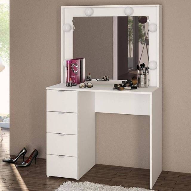 Meja rias vanity lamp minimalis bandung anti rayap