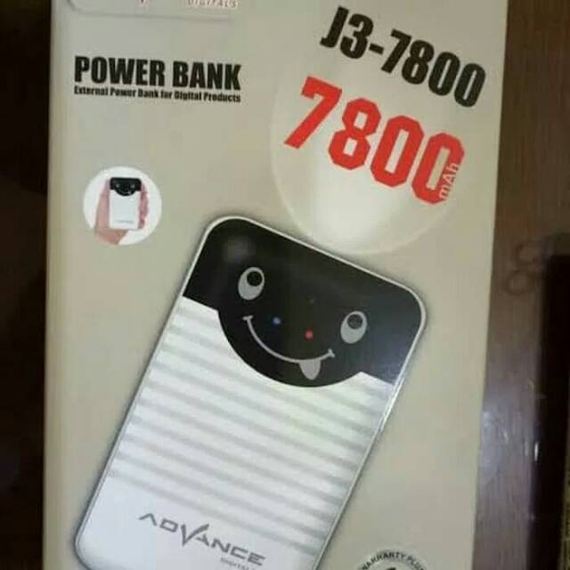 Power Bank Advance J3 - 7800 mAh