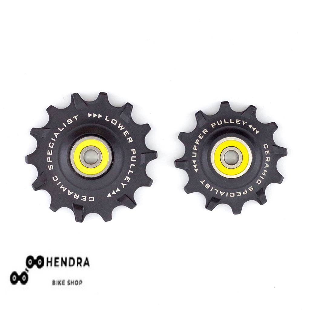 PULLEY RD TRIPEAK JOCKY WHEEL 12&14T S.CERAMIC BLACK SRAM/MTB 11SP. 26266