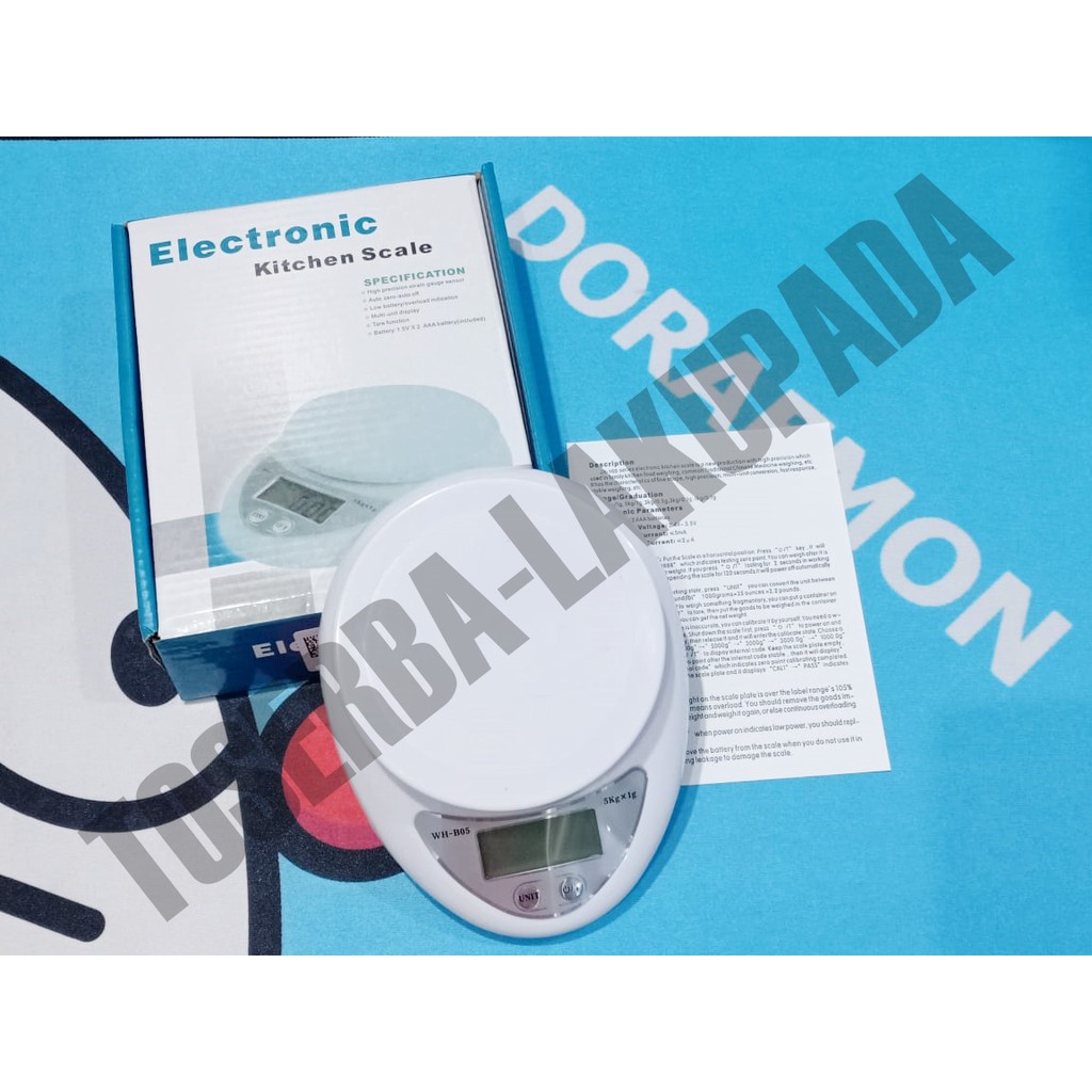 Taffware Digipounds Timbangan Mini Electronic 5Kg 1G / - WH-B05