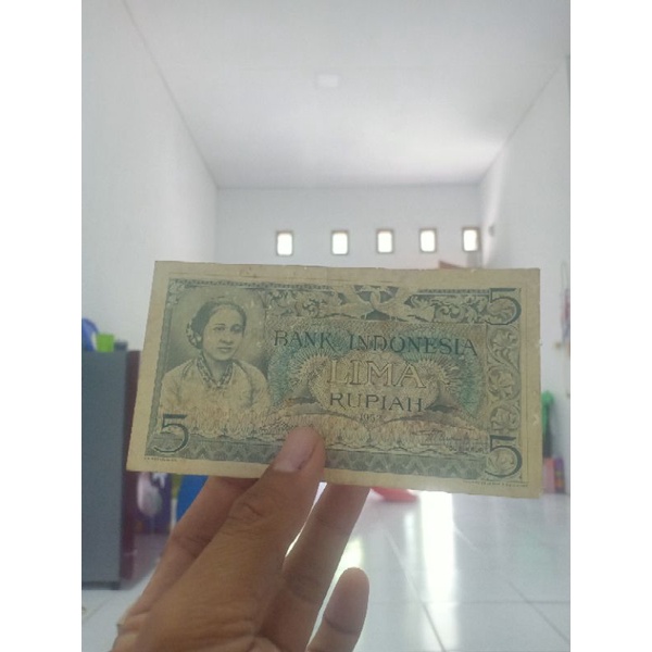 5 rupiah kartini 1952