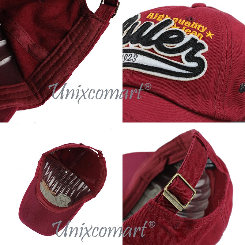 Topi Baseball RULER EST.1923 Hat Cap Casual Sport Pria Wanita Distro