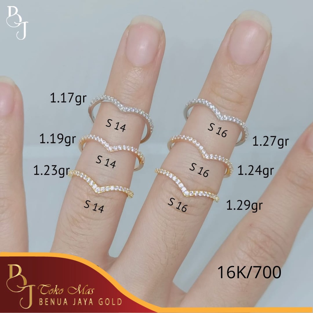 Cincin Emas Aurel 16K/700