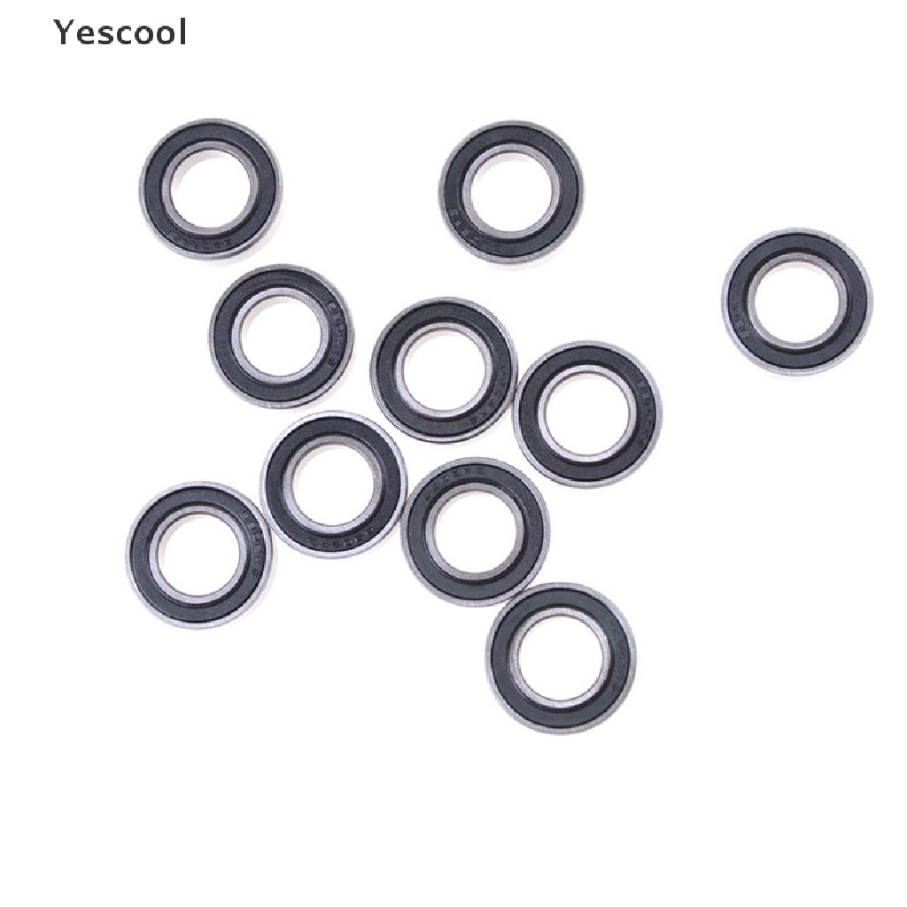 Yescool 10pcs 6902-2RS Bearing 15x28 X 7mm Metrik Tipis 6902RS