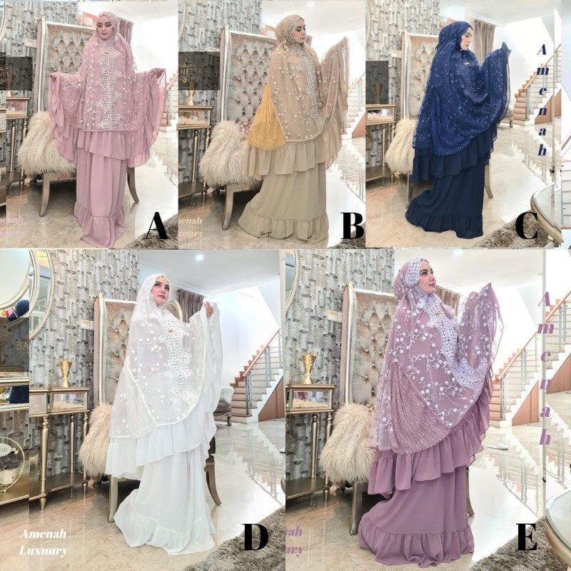 Mukena Amenah Luxury by Baenetta