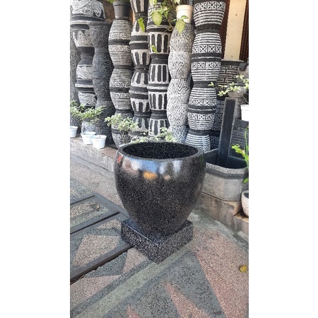 Bak Mandi Terazzo Gentong Jumbo Besar + Tatakan