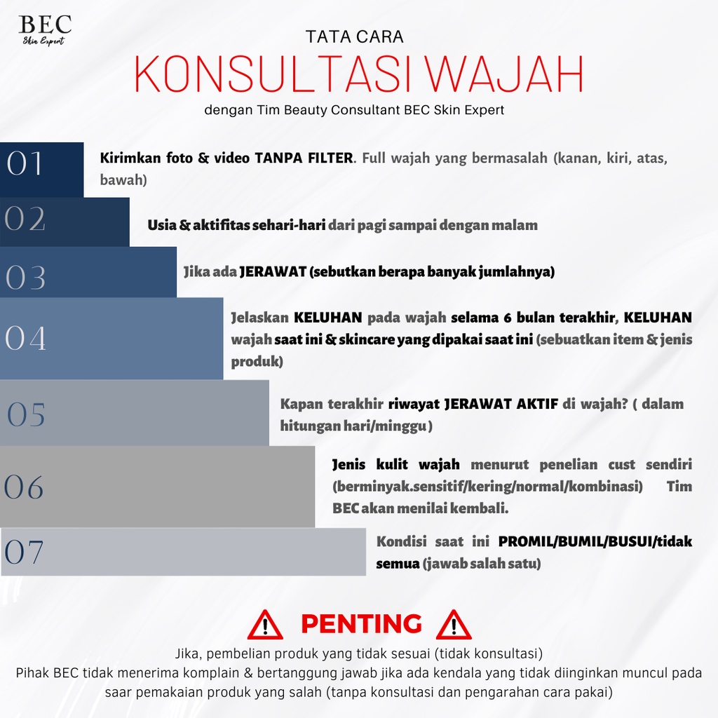BEC Skin Expert -  Paket Wajah Treatment Series-5