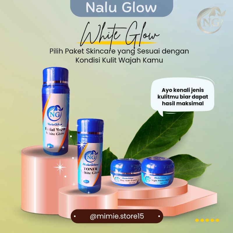 NALUGLOW SKINCARE BPOM || NALU GLOW SKINCARE WHITENING || KRIM JERAWAT || KRIM FLEK DARK SPOT AMAN B