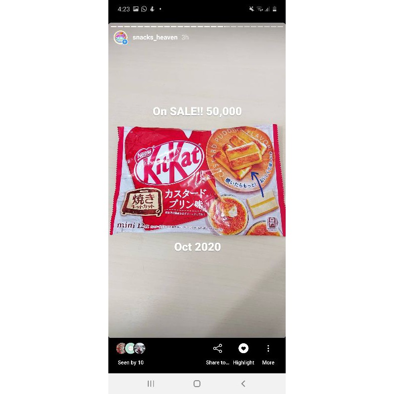 KitKat Custard Pudding Jepang