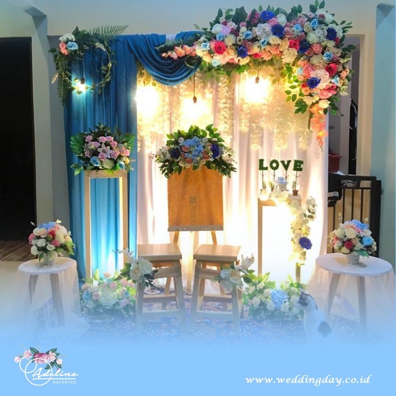 DP Sewa Backdrop Dekorasi lamaran, Akad Nikah, Wedding, Engagement