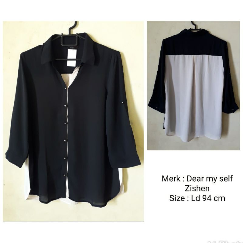 Preloved kemeja merk Dear my self Zishen