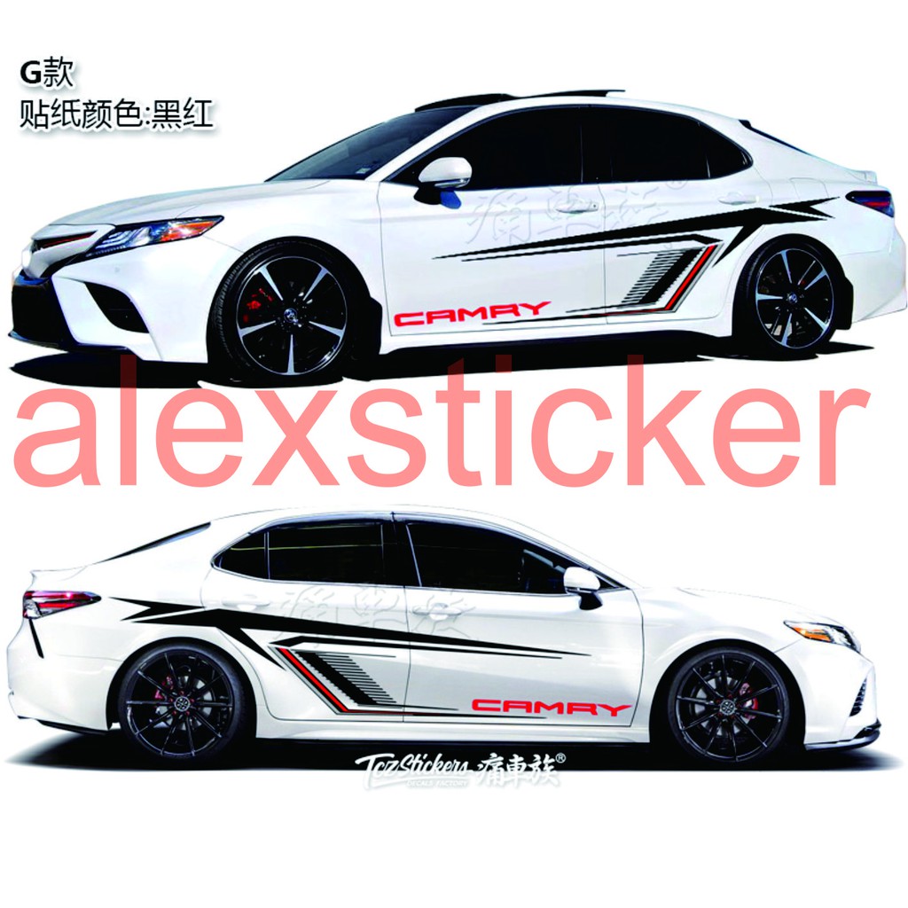 Jual STIKER CUTTING STICKER MOBIL TOYOTA CAMRY SEDAN CIVIC COROLLA VIOS Indonesia Shopee Indonesia