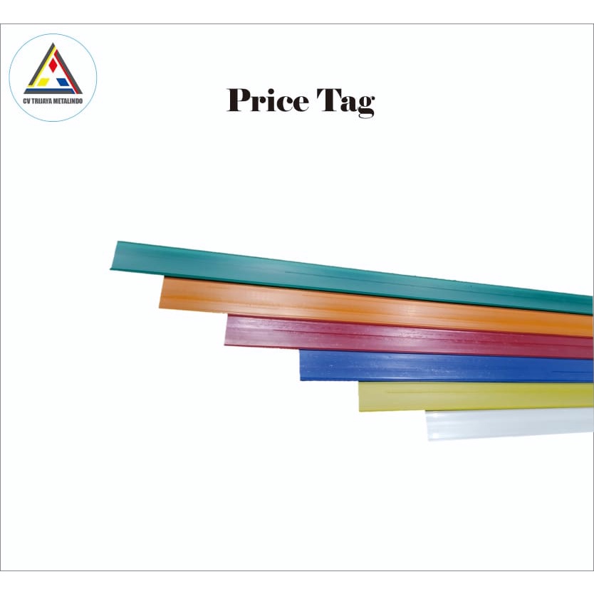 LABEL HARGA RAK MINIMARKET | LIST PLASTIK