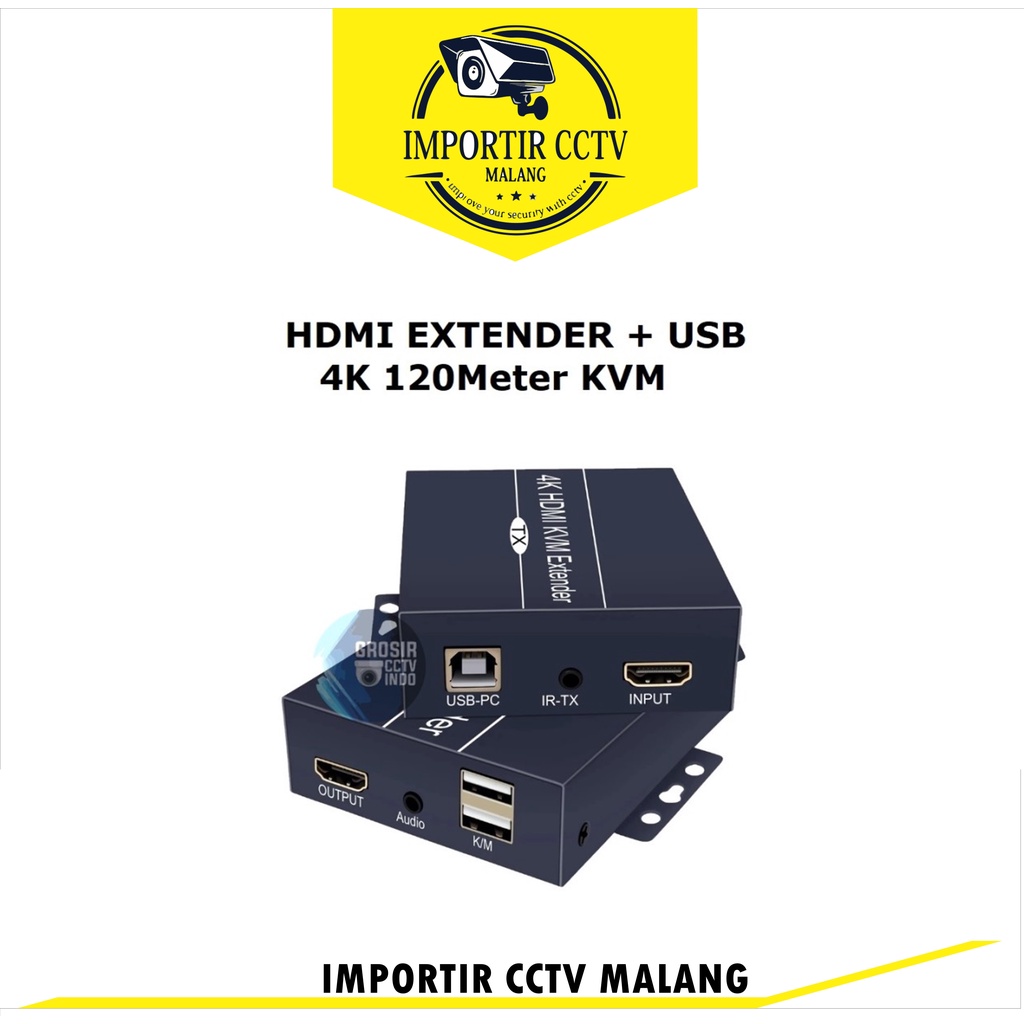 HDMI Extender + USB 4K 120Meter KVM-ICM