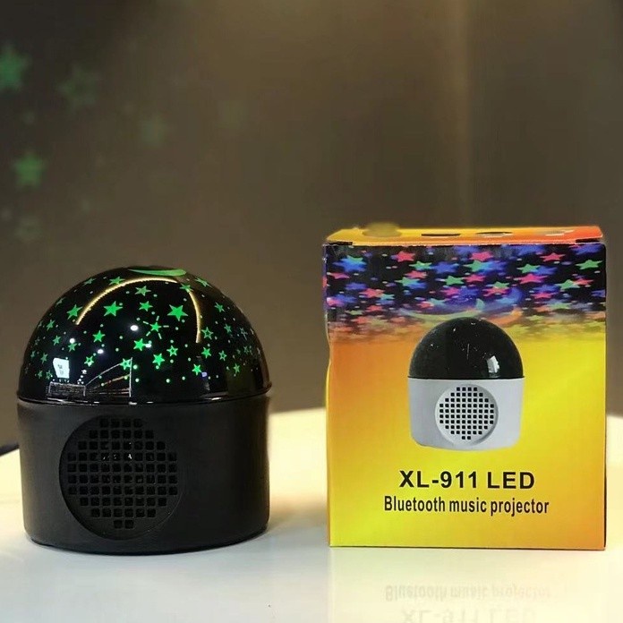 SPEAKER BLUETOOTH + LED LAMPU DISCO XL-911 WIRELESS PROJECTOR XL911 SPEAKER PORTABLE SPEAKER MUSIC BOX BLUETOOTH