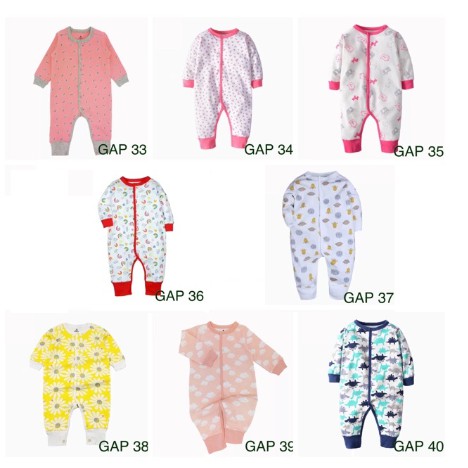 (Kiddiwear) GAP33-40 Jumper Bayi Panjang 3bulan - 2tahun / Romper Bayi