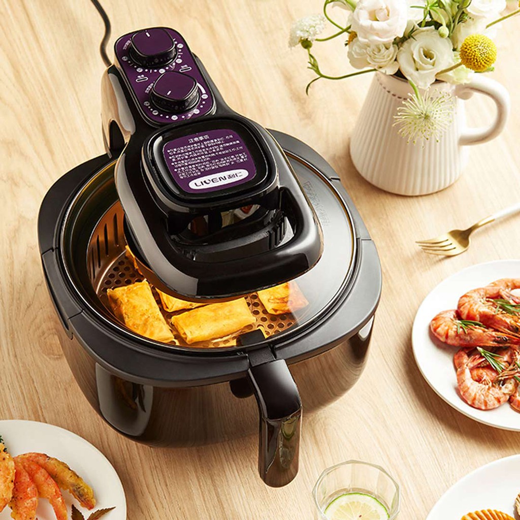 【HOT】Liven Air Fryer 5L Penggorengan Tanpa Minyak -Nathome Smart Air Fryer Oven kapasitas 4L