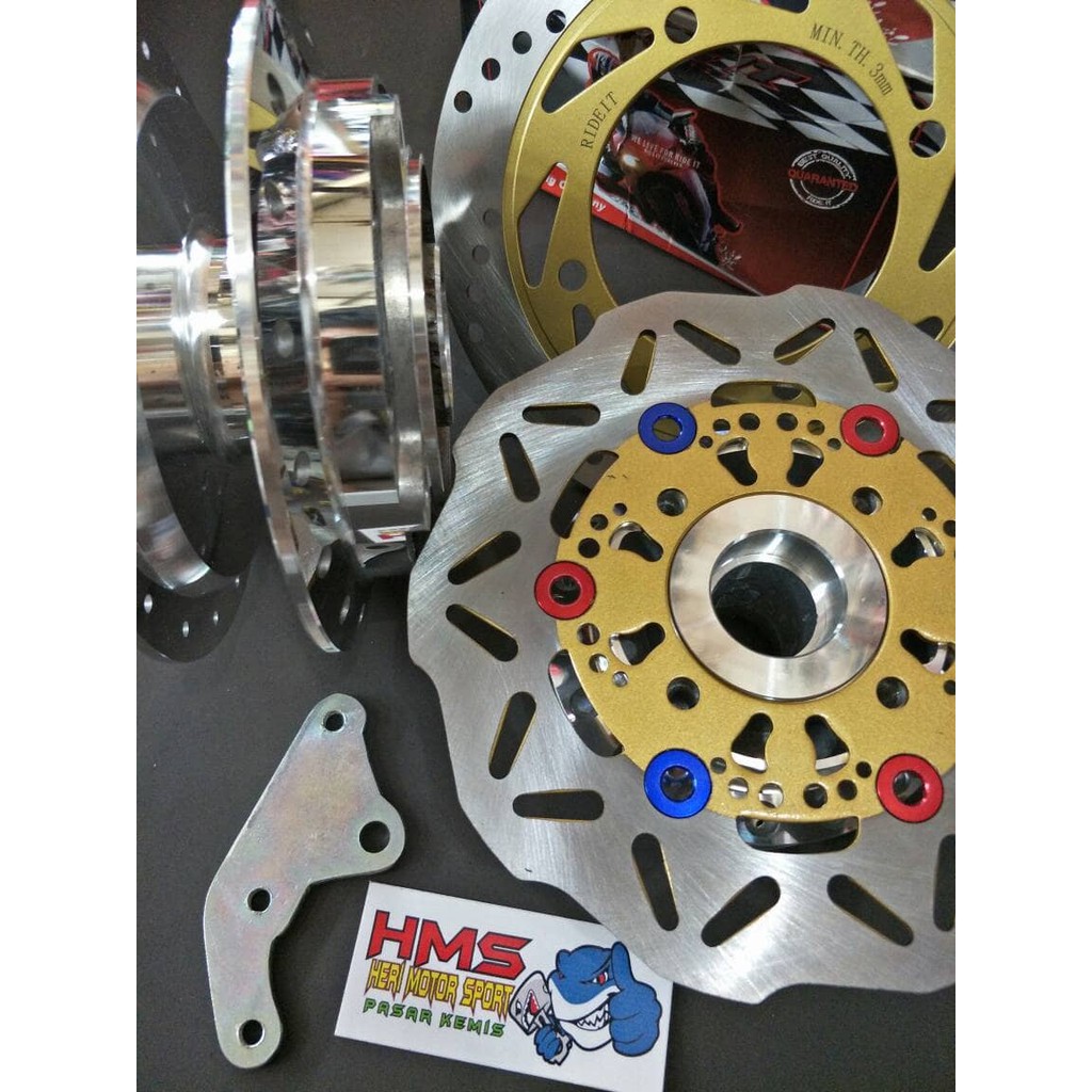 Tromol Depan Belakang Ninja R, Ninja RR + Piringan Depan Belakang Pnp