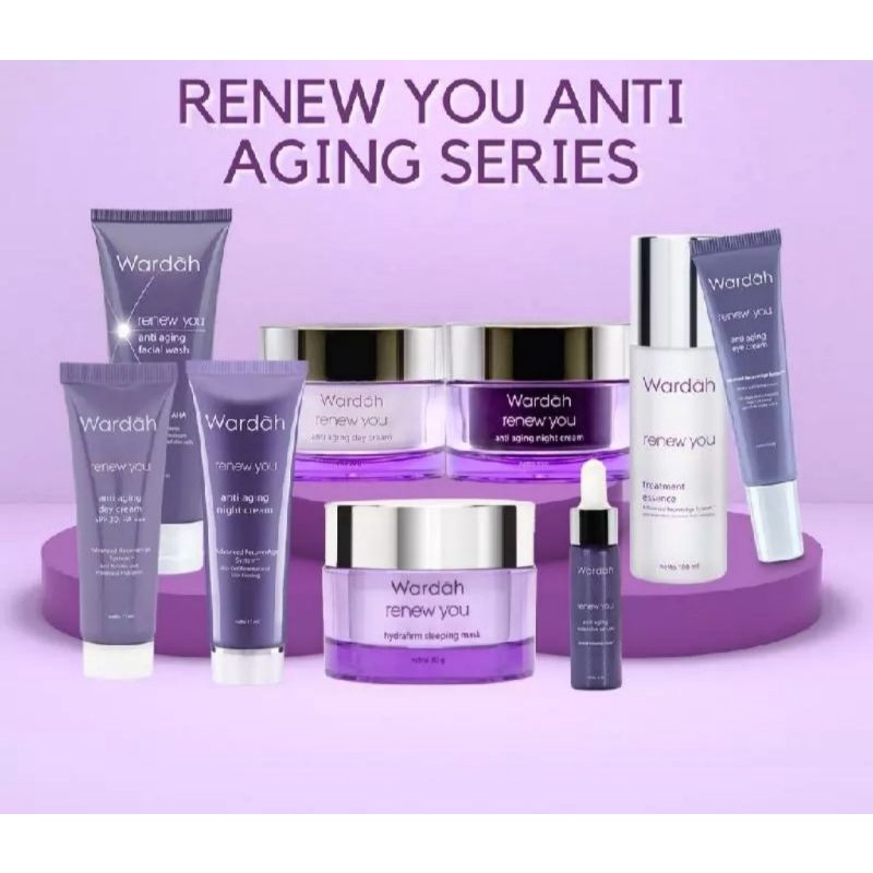 WARDAH Renew You Anti Aging Day dan Night Cream 30 g