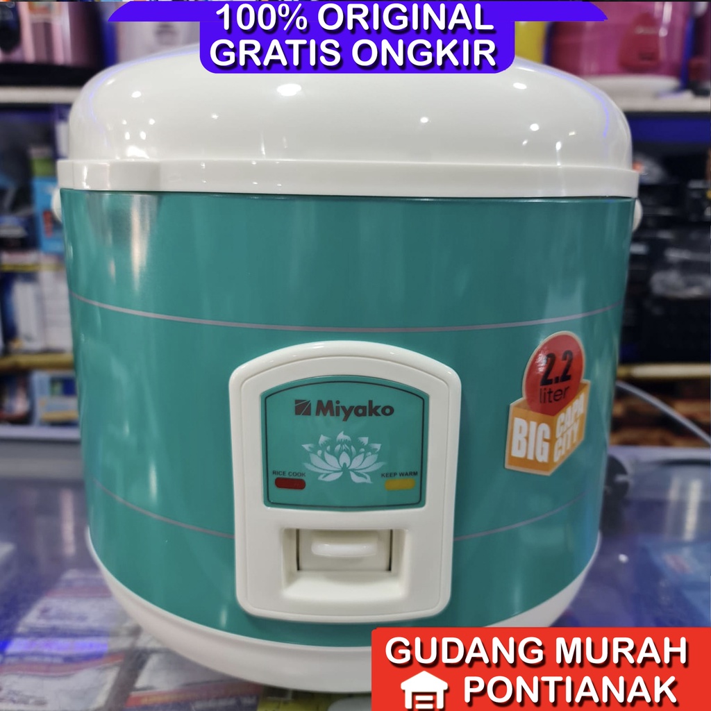 Rice cooker Miyako MCM 838 / Magic com miyako jumbo 2,2 Liter mejikom penanak pemasak nasi