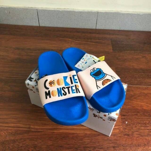 Sandal Puma Elmo Blue Sandal Wanita Sandal Cewek