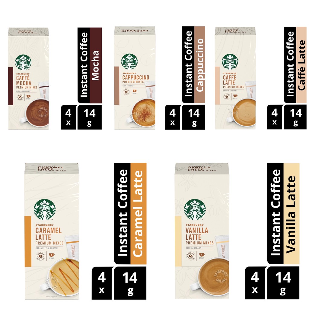 Starbucks Instant PREMIUM Mixes Coffee Kopi Instan