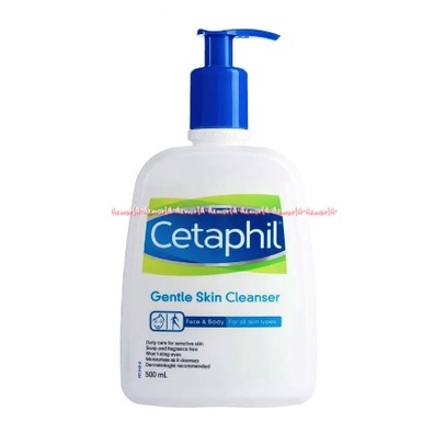 Cetaphil Gentle Skin Cleanser 500ml Face &amp; Body For All Skin Type Cetapil Sabun Muka Sabun Badan Sabun Cair 500 ml Facial and Soap