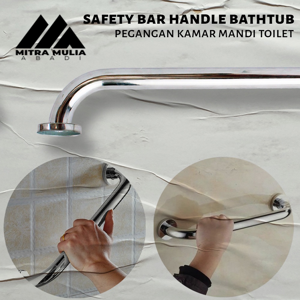 Handle Pegangan Bathup SUS 304 |Pegangan Bathub Kamar Mandi Stainless - 50 CM
