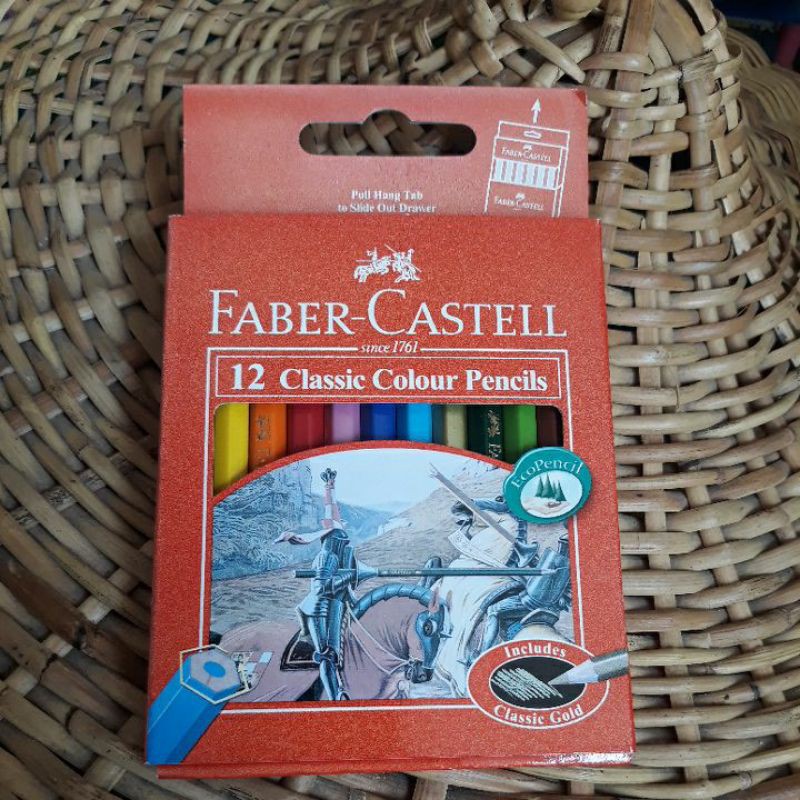 

Pensil warna FABER CASTELL 12 Warna Pendek.
