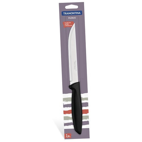 Tramontina 6 inch Pisau Daging/Meat Knife Plenus Hitam - 1Pcs | Shopee