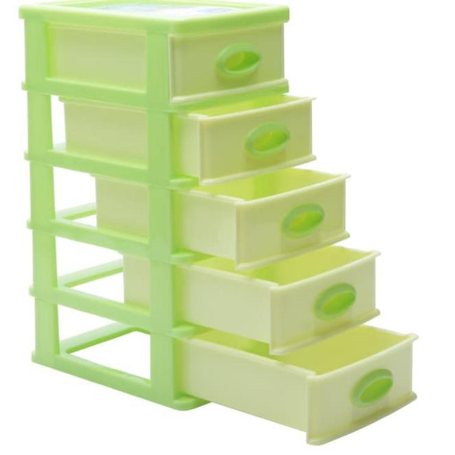 CONTAINER MINI SUSUN 5 LACI KECIL SHINPO 363-5 / BOX TEMPAT PENYIMPAN ◄