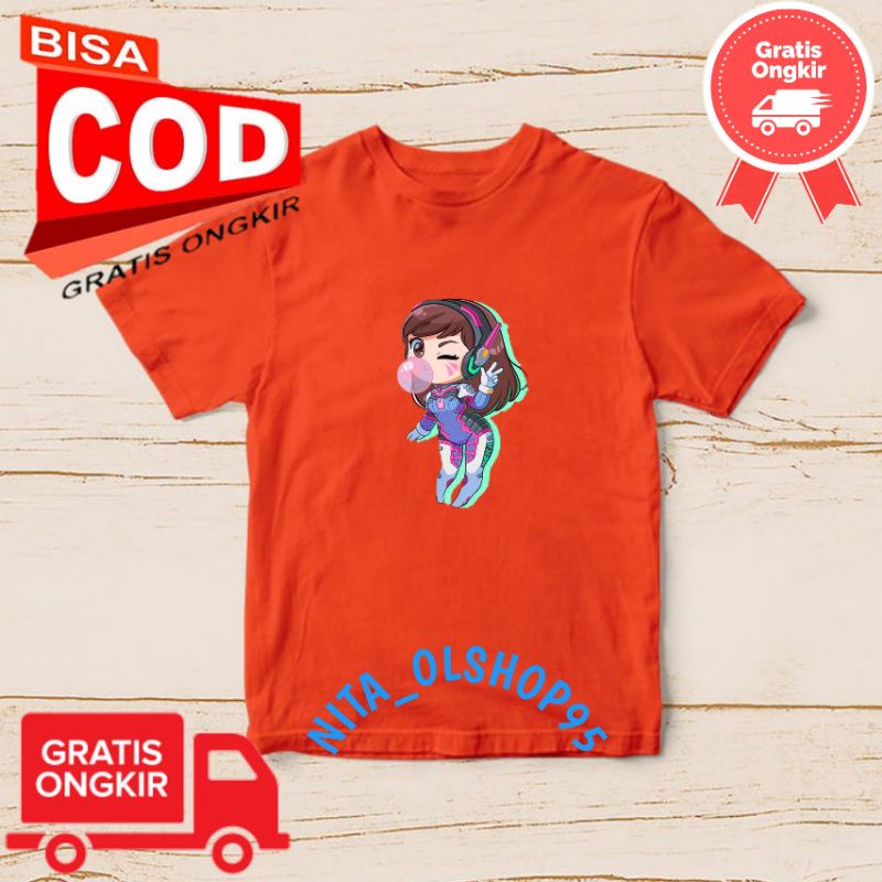 baju anak kartu, baju anak lucu, baju anak karakter robot girl