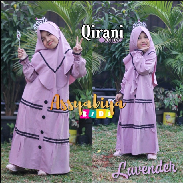 Gamis Qirani Kids ORI Assyabiya