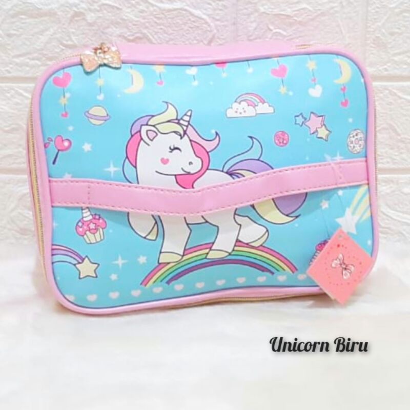 LUNCHBAG LOL UNICORN / TAS TEMPAT MAKAN / LUNCH BAG KARAKTER / TAS BEKAL