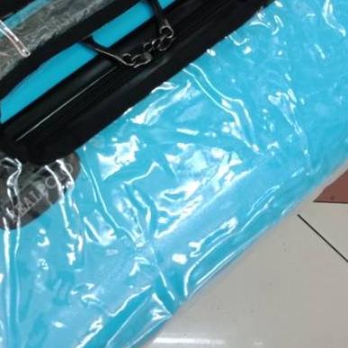 ✺ 24" Cover Koper Plastik Mika Pelindung Sarung Koper Transparant 24 inch ➦